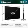 imageHisense 75 E7 Cinema Series HiQLED MiniLED 4K UHD Smart Fire TV 75E7SF 2026 Model Native 144Hz Dolby Vision IQ  Atmos Full Array Local Dimming HDR10 Adaptive Alexa Built in100Inch