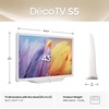image:imageHisense 43Inch S5 DcoTV Series HiQLED 4K UHD Smart Fire TV 43S5QF 2026 Model  Versatile Fit HiQLED Color Dolby Vision amp Atmos VRR Gaming Stream Live TV Without Cable